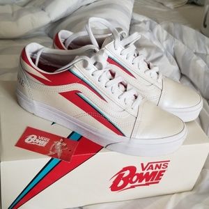 David Bowie Old Skool Vans Women US Size 10